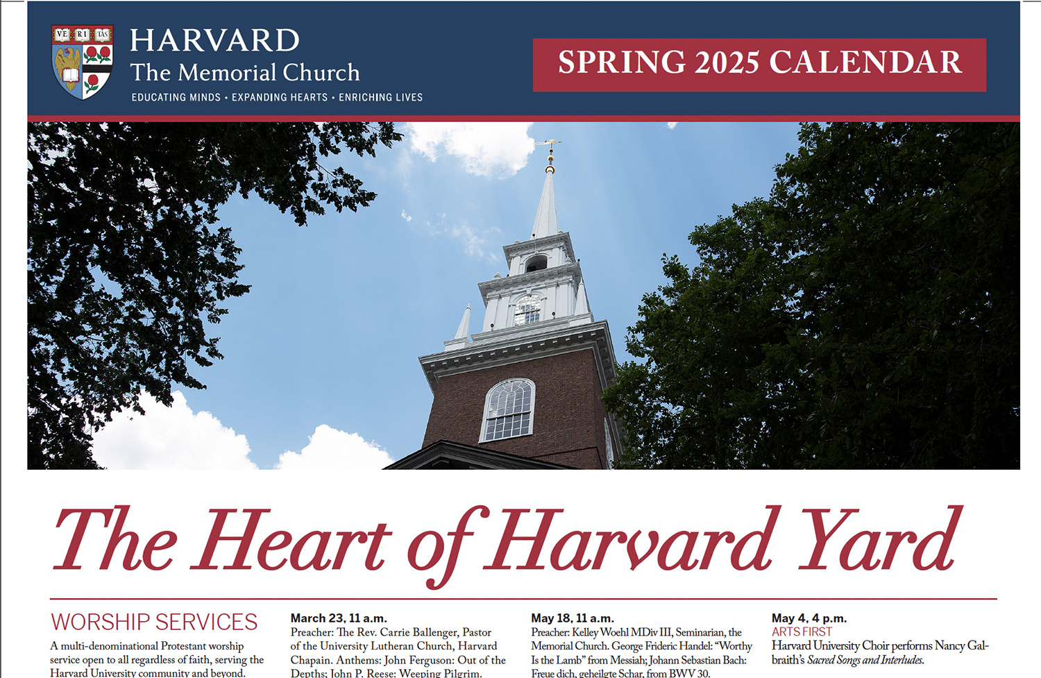 spring calendar