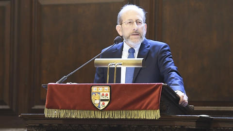 President Alan Garber speaks at Morning Prayers Sept. 2, 2026.