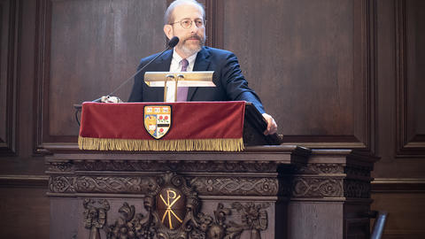 Harvard President Alan Garber