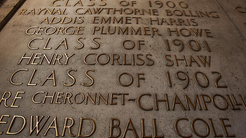 Names in the Memorial Room