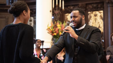 The Rev. Calvon Jones service of the LUBF
