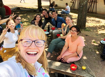 French Pilgrimage students
