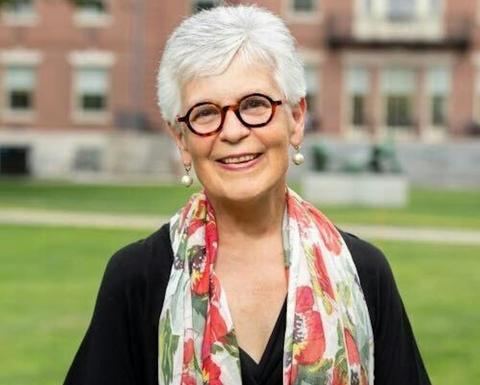 The Rev. Janet Cooper Nelson, the chaplain of Brown University (retired).