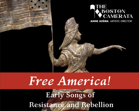 Boston Camerata Poster for Free America concert, Oct. 25, 2026