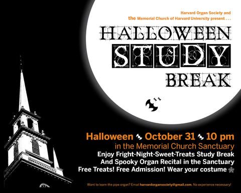 Halloween Study Break spooky recital