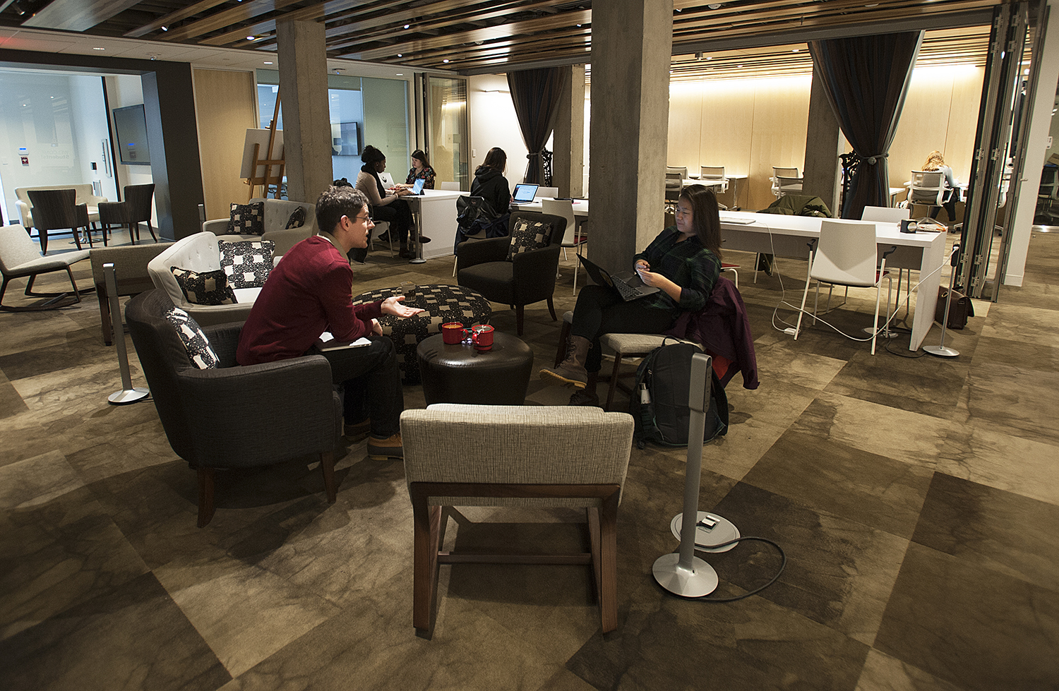 Students settle into the new Student Oasis