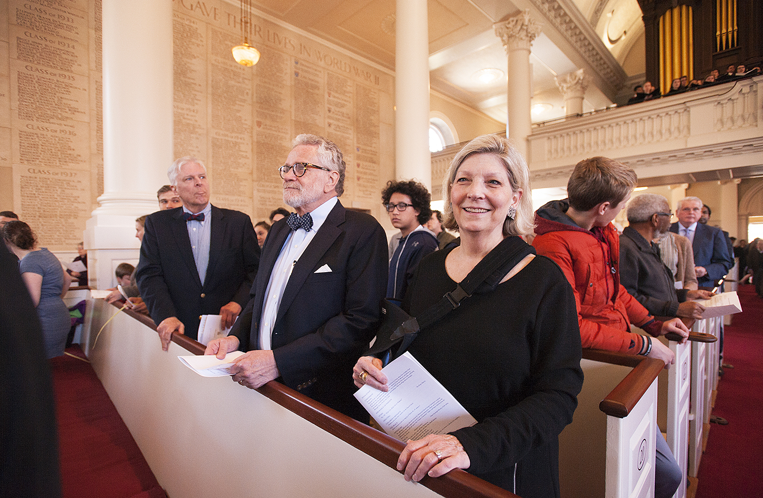 James and Ann Lawson attend services on Palm Sunday