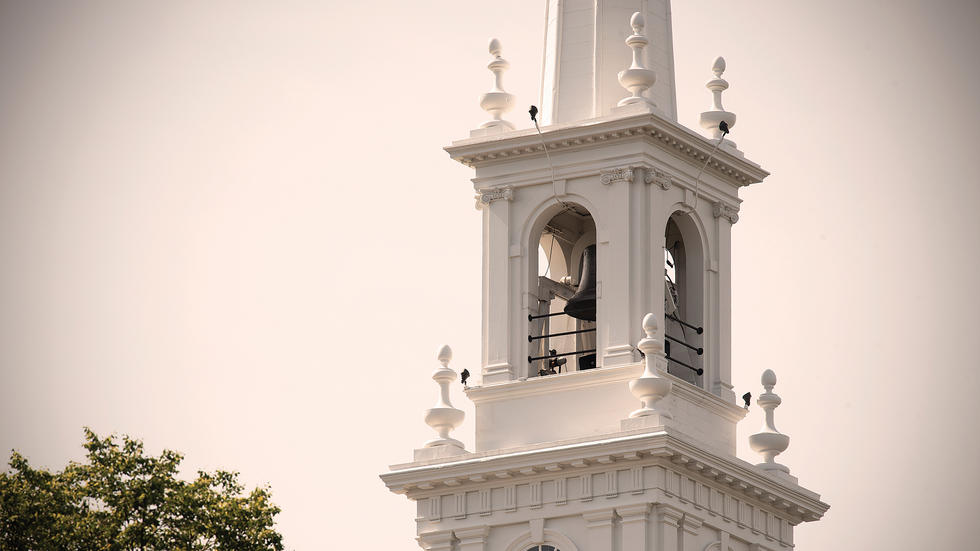 Memorial Church Steeple and Bell