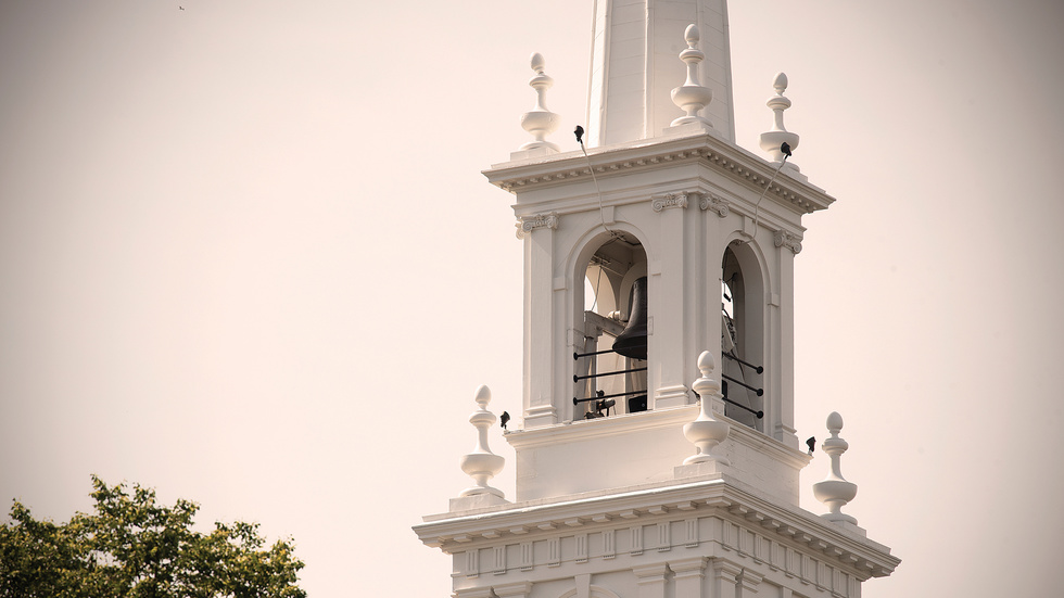 Memorial Church Steeple and Bell