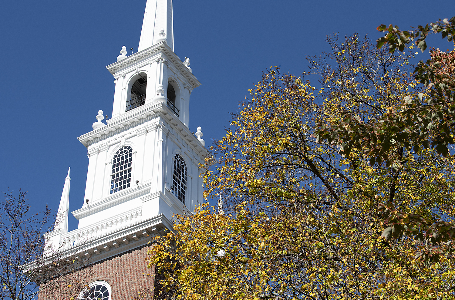 Memorial Church Steeple Fall