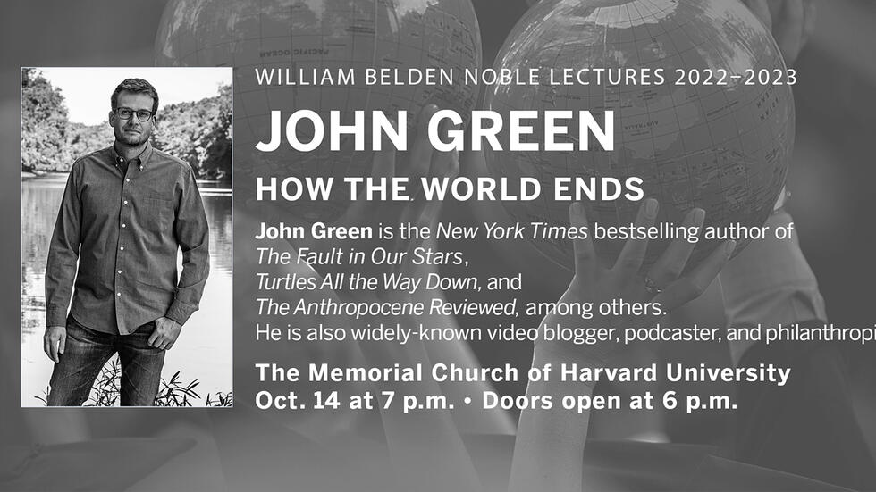 John Green speaks Nov. 14, 2022
