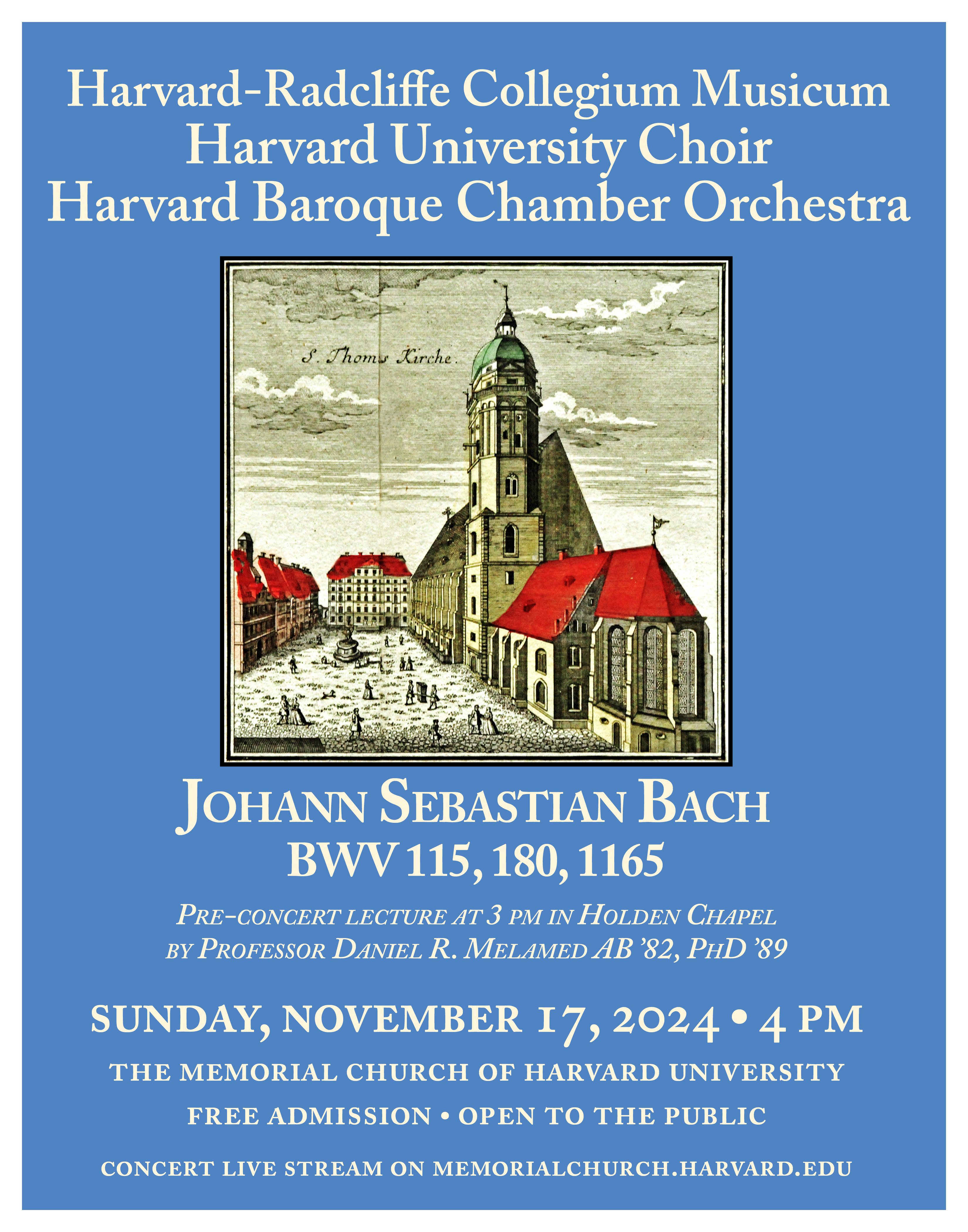 Bach Concert Poster