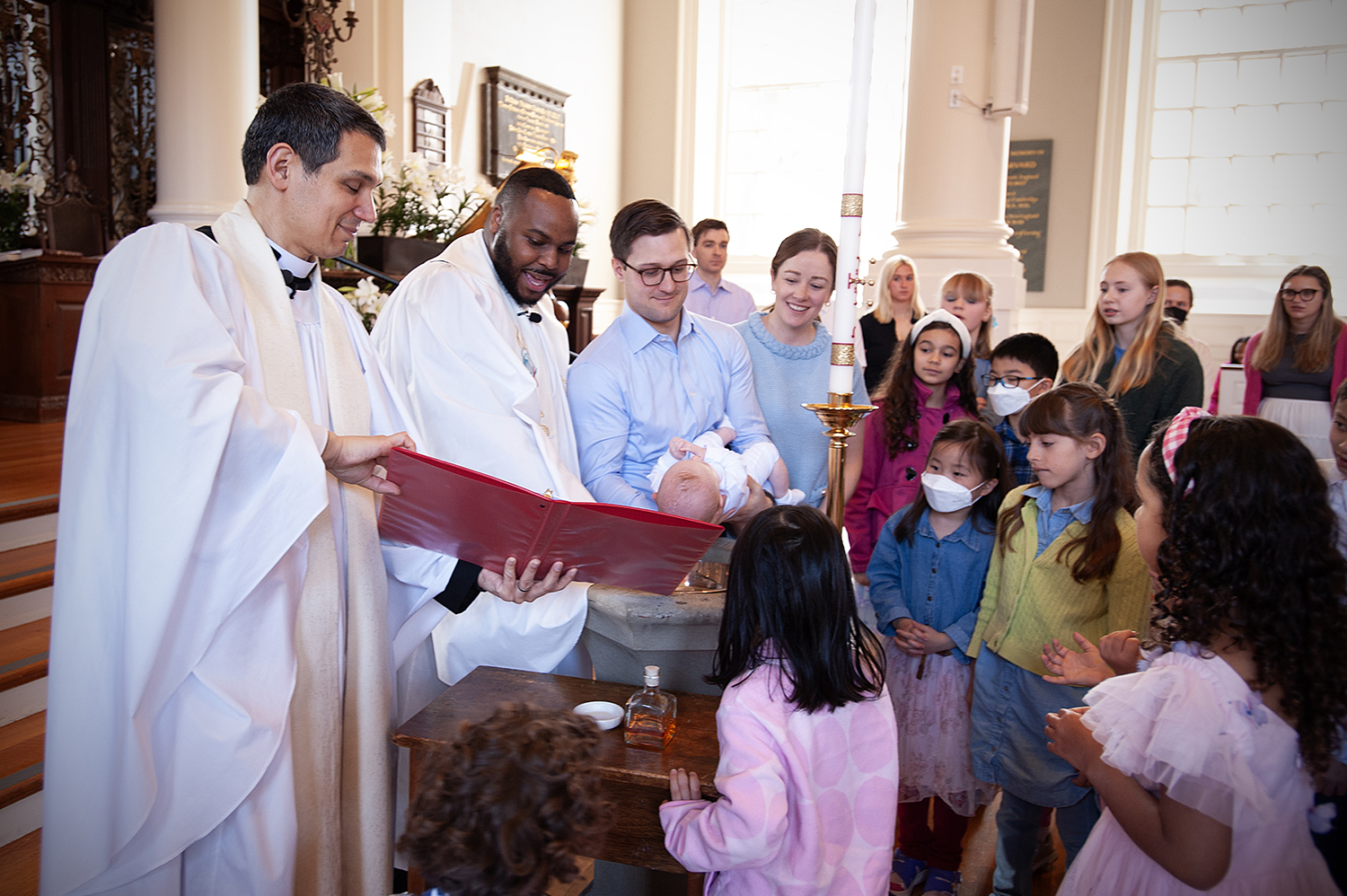 Baptism at Memorial Church 2024