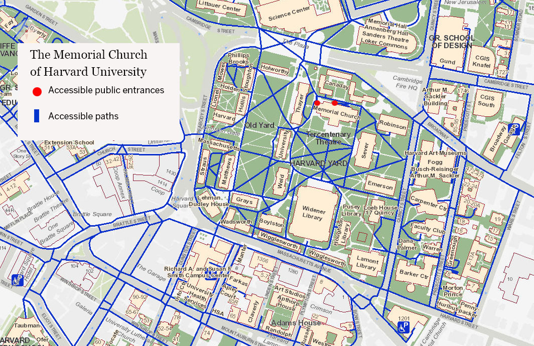 Accessibility map
