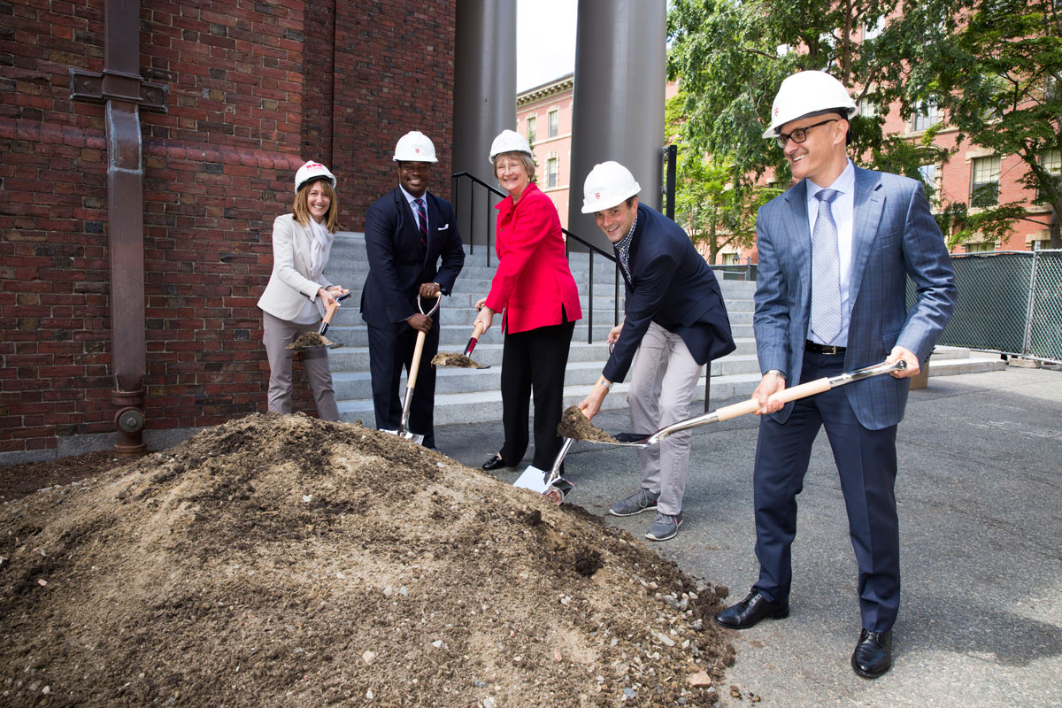Photo of MemChurch renovation groundbreaking ceremony
