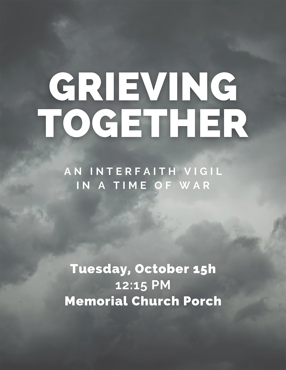 Griving together vigil