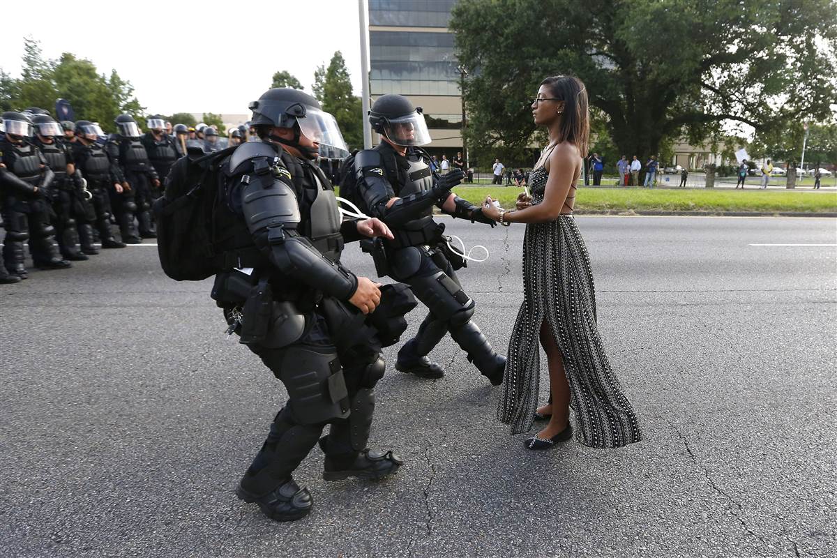 Ieshia Evans by Jonathan Bachman